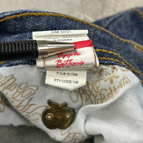 Vintage Apple Bottom Jeans Size 9/10 y2k Hip Hop Streetwear Embroidered 9 / 10 - Picture 12 of 15